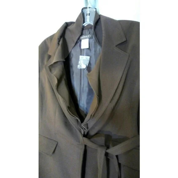 NOWT Chadwick's Brown Fully Lined Blazer Sz 14 - Picture 6 of 8